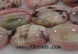 COP1276 15.5 inches 15*20mm oval natural pink opal gemstone beads