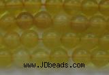 COP1301 15.5 inches 6mm round natural yellow opal gemstone beads