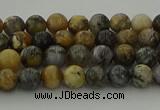 COP1380 15.5 inches 4mm round moss opal gemstone beads whholesale