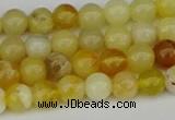 COP1426 15.5 inches 6mm round yellow opal beads wholesale