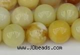 COP1429 15.5 inches 12mm round yellow opal beads wholesale