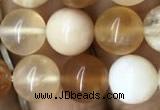 COP1458 15.5 inches 10mm round yellow opal gemstone beads