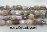 COP1495 12*16mm - 13*18mm faceted octagonal natural pink opal beads