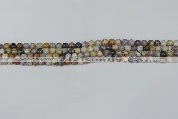 COP1510 15.5 inches 4mm round amethyst sage opal beads wholesale