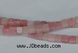 COP157 15.5 inches 4*4mm cube pink opal gemstone beads wholesale