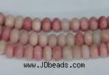 COP158 15.5 inches 4*6mm rondelle pink opal gemstone beads wholesale