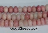 COP159 15.5 inches 5*8mm rondelle pink opal gemstone beads wholesale