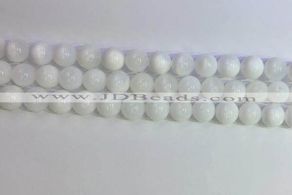 COP1617 15.5 inches 10mm round white opal gemstone beads