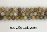 COP1672 15.5 inches 10mm round yellow opal gemstone beads