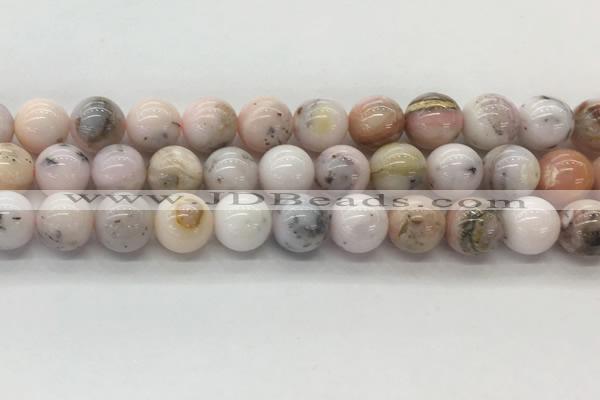 COP1705 15.5 inches 12mm round natural pink opal gemstone beads