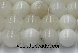 COP1730 15.5 inches 6mm round white opal beads wholesale