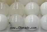 COP1732 15.5 inches 10mm round white opal beads wholesale