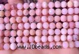 COP1743 15.5 inches 6mm - 7mm faceted round natural pink opal beads