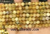 COP1759 15.5 inches 6mm round yellow opal beads wholesale