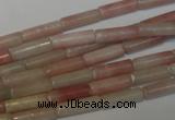 COP178 15.5 inches 4*13mm tube pink opal gemstone beads wholesale