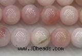 COP1780 15.5 inches 6mm round pink opal gemstone beads