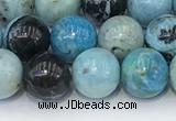 COP1791 15.5 inches 8mm round blue opal gemstone beads