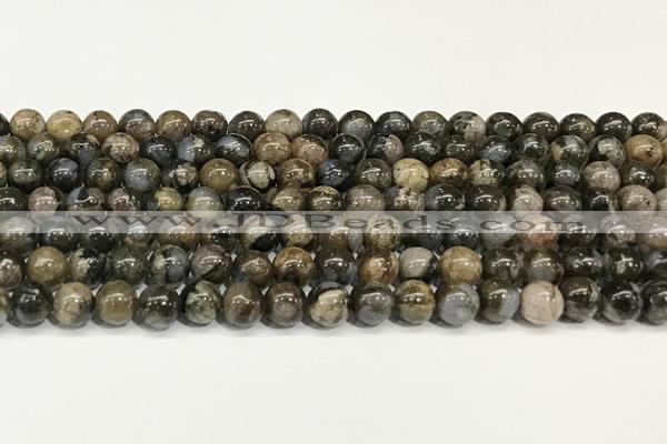 COP1801 15.5 inches 6mm round grey opal beads wholesale