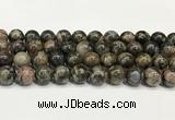 COP1804 15.5 inches 12mm round grey opal beads wholesale