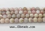 COP1851 15.5 inches 12mm faceted round pink opal gemstone beads wholesale