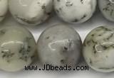 COP1858 15 inches 10mm round white opal beads