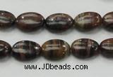 COP231 15.5 inches 10*14mm oval natural brown opal gemstone beads