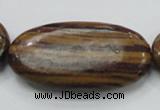 COP236 15.5 inches 25*50mm oval natural brown opal gemstone beads