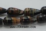 COP238 15.5 inches 10*20mm teardrop natural brown opal gemstone beads