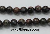 COP265 15.5 inches 8mm round natural grey opal gemstone beads