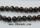 COP282 15.5 inches 6mm round natural grey opal gemstone beads