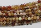 COP300 15.5 inches 4mm round brandy opal gemstone beads wholesale