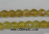 COP332 15.5 inches 8mm round yellow opal gemstone beads wholesale