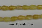 COP337 15.5 inches 6*9mm teardrop yellow opal gemstone beads