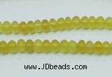 COP350 15.5 inches 4*6mm rondelle yellow opal gemstone beads wholesale