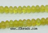 COP351 15.5 inches 5*8mm rondelle yellow opal gemstone beads wholesale