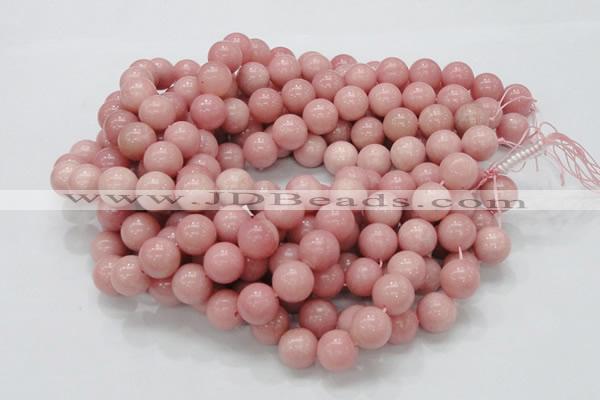 COP406 15.5 inches 14mm round Chinese pink opal gemstone beads