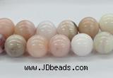 COP44 10mm smooth round natural pink opal beads Wholesale