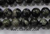 COP454 15.5 inches 10mm round natural grey opal gemstone beads