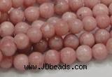 COP52 15.5 inches 7mm round natural pink opal gemstone beads