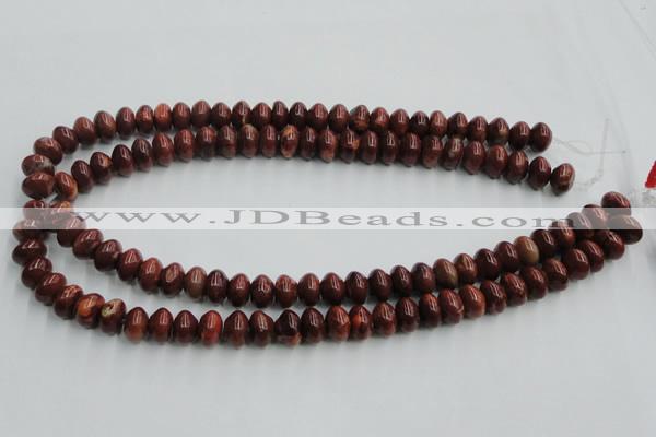 COP520 15.5 inches 7*12mm rondelle red opal gemstone beads wholesale