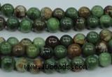 COP651 15.5 inches 6mm round green opal gemstone beads wholesale