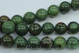 COP652 15.5 inches 8mm round green opal gemstone beads wholesale