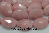 COP72 15.5 inches 13*18mm faceted oval natural pink opal beads