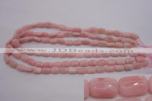 COP81 15.5 inches 8*12mm rectangle natural pink opal gemstone beads