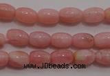 COP85 15.5 inches 4*6mm drum natural pink opal gemstone beads