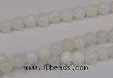 COP901 15.5 inches 8mm round natural white opal gemstone beads