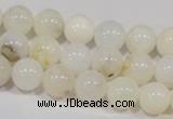 COP902 15.5 inches 10mm round natural white opal gemstone beads