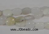 COP906 15.5 inches 8*10mm oval natural white opal gemstone beads