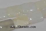 COP914 15.5 inches 13*18mm rectangle natural white opal gemstone beads