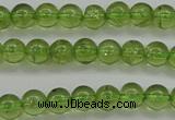 COQ202 15.5 inches 4mm - 5mm round natural olive quartz beads